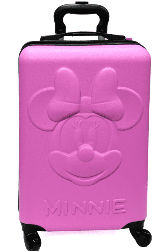 Wholesale Disney Minnie Mouse 18-Inch Molded Hard-Sided Kids Carry-On Spinner Luggage