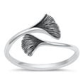 thumbnail image 1 of Wholesale Fish Tail Ring .925 Adjustable Sterling Silver Band Jewelry Female Male Unisex Size 9, 1 of 4