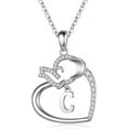 thumbnail image 1 of Wholesale GoodLuck Elephant Love Heart Pendant Necklace Jewelry for Women, 1 of 4
