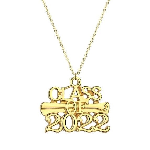 Wholesale Graduation Gifts For Her Necklace For Women Class Of 2022 Initial Graduation Charm