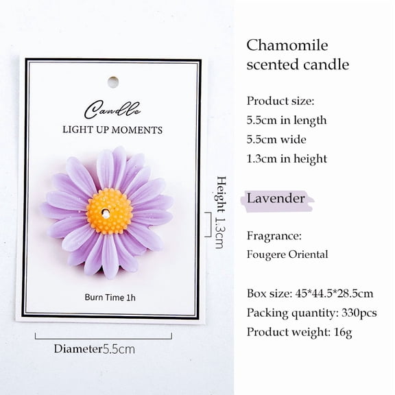 Wholesale Home Decor Fragrance Ornament Handmade Gift Soy Wax Candle Chamomile Scented Aromatherapy Candle