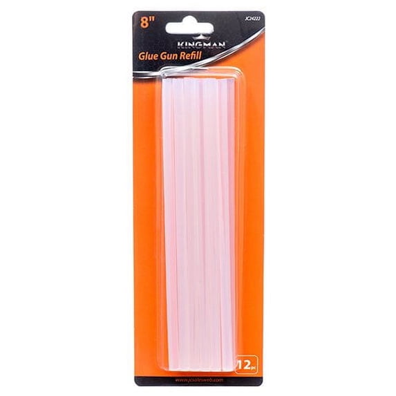 Wholesale KINGMAN GLUE GUN REFILL 8" 12PK