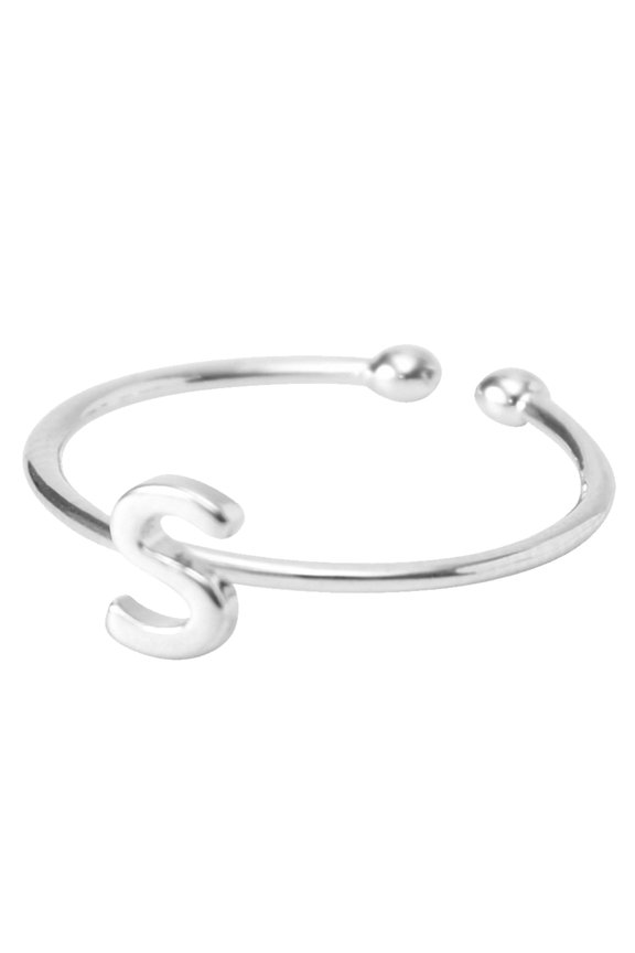 Wholesale Letter Ring Alphabet Ring Name Ring Custom Initial Ring Love One Ring