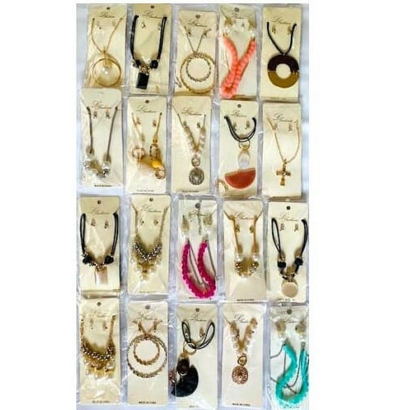 Wholesale Lot 100 Necklace Earring Sets 2019 Styles Fashion Jewelry ON SALE NEW