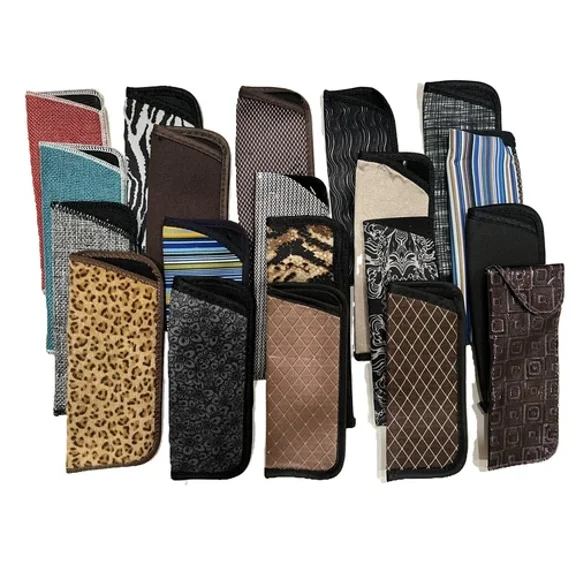 Wholesale Lot-10Pc Soft Slim Men'S Color Fgx & Other Assortment Eye Glass Cases