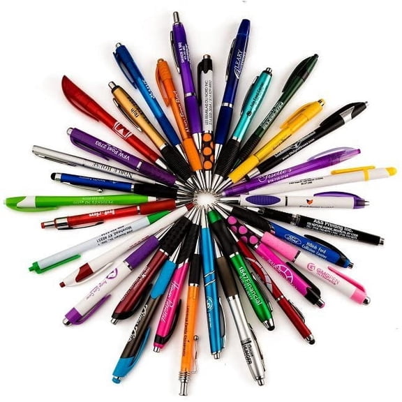 Wholesale Lot Misprint Plastic Pens (100 pack)