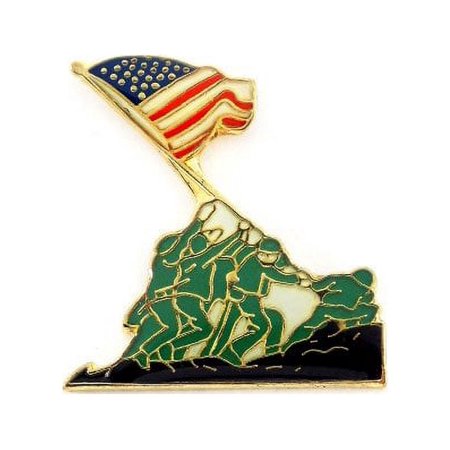 Wholesale Lot Of 12 Iwo Jima Flag Raising Marines USA Flag Military WWII PPM744