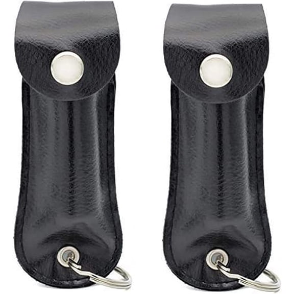 Wholesale Lot Pepper Spray Maximum Strength 1/2 oz Compact Size Police Grade Formula Best Self Defense Tool for Women with Leather Case