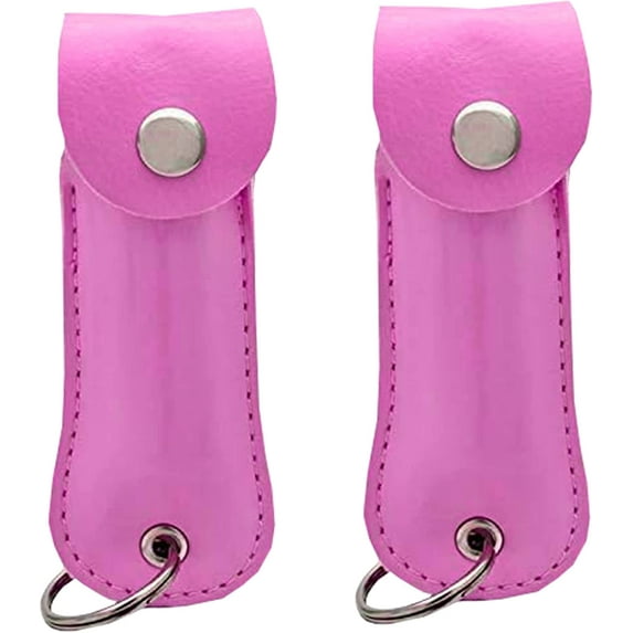 Wholesale Lot Pepper Spray Maximum Strength 1/2 oz Compact Size Police Grade Formula Best Self Defense Tool for Women with Leather Case