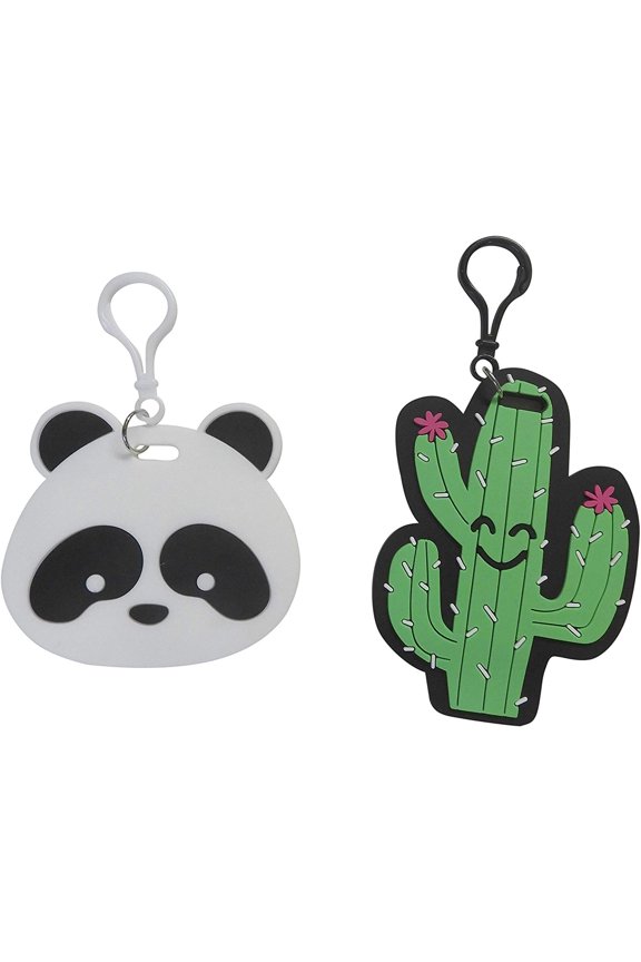 Wholesale Lot of 12 Carabiner Stocking Stuffer Fruit Vegetable Snacks Name Tag on Back Side