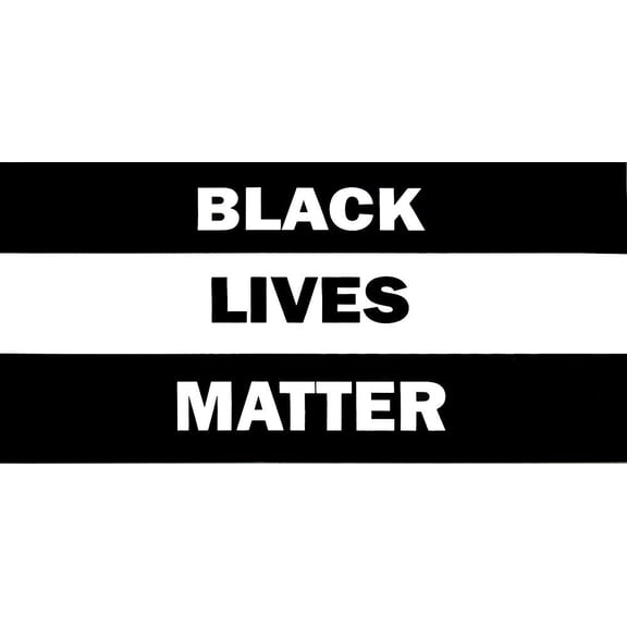 Wholesale Lot of 6 Black Lives Matter Decal Bumper Sticker