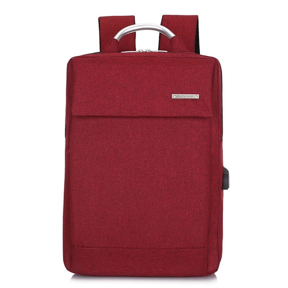 Wholesale Men's Business Shoulder Bag Simple Casual Computer Backpack USB Charging Student Bag Fashion Backpack Male Model