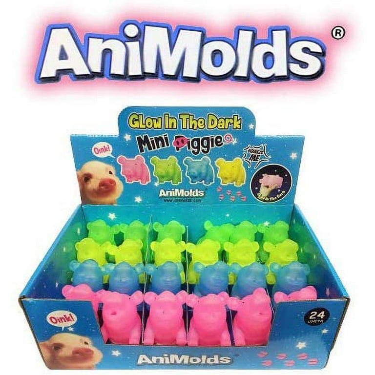 Wholesale Miniature Toys For Children By Animolds Glow In The Dark Mini  Piggie Great For Kids Boys And Girls Bulk Prices Available (24 Pack) 