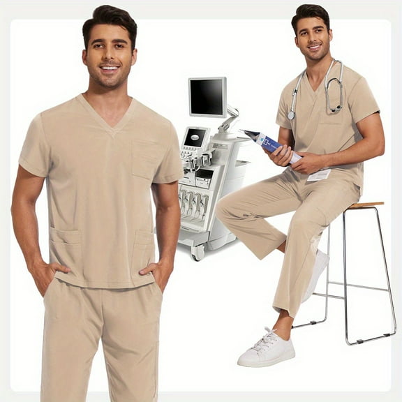 Wholesale Nursing Scrubs Set Anti-Wrinkle Suits Hospital Scrub Top Nurse Special Scrub Uniform Men Women