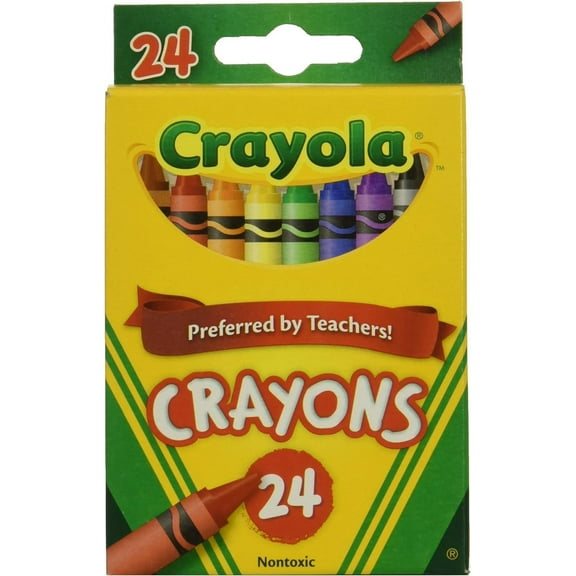 Wholesale: One Case of Crayola Crayons 24 Count Case Contains 48 Boxes, Standard