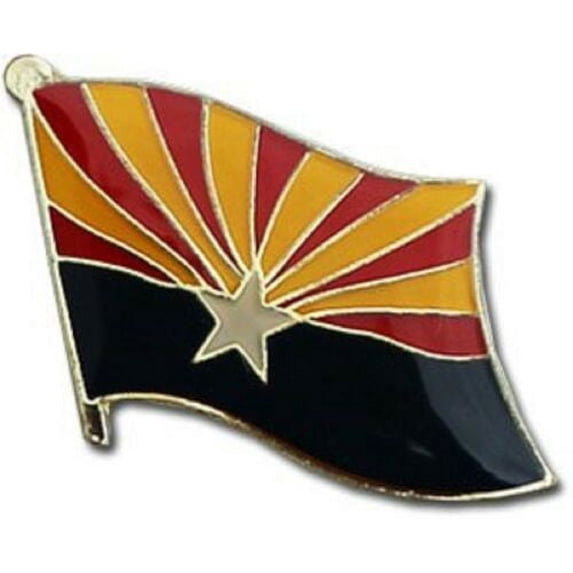 Wholesale Pack of 3 State of Arizona AZ Flag Bike Hat Cap lapel Pin