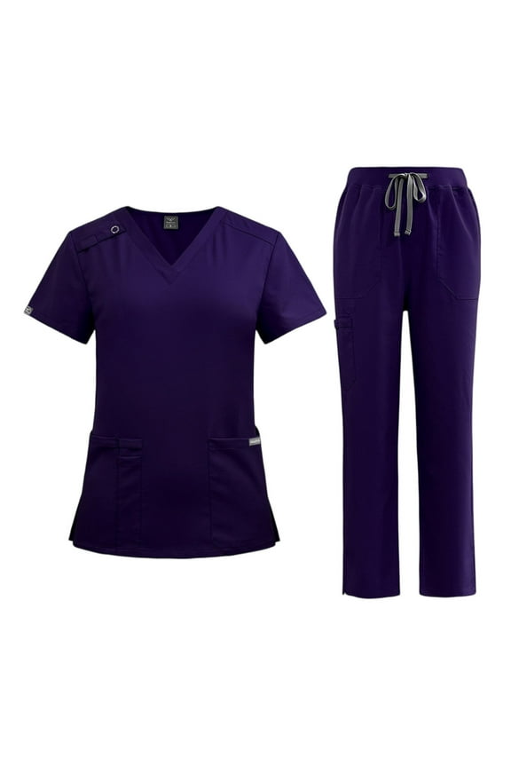Wholesale Price Doctor Nurse Nursing Clothes Nursing Elastic Pants Clinic Carer Clothes Works Scrubs Top+ Jogger Pants
