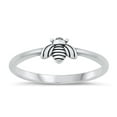 thumbnail image 1 of Wholesale Ring .925 Sterling Silver Bumble Honey Bee Animal Band Jewelry Female Male Unisex Size 8, 1 of 4