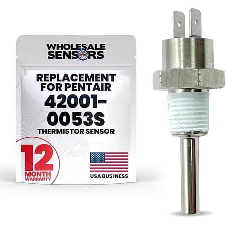 Replacement Pentair 42001-0053S Heater Thermistor Sensor for Spa & Pool 12-Month Warranty & USA Support
