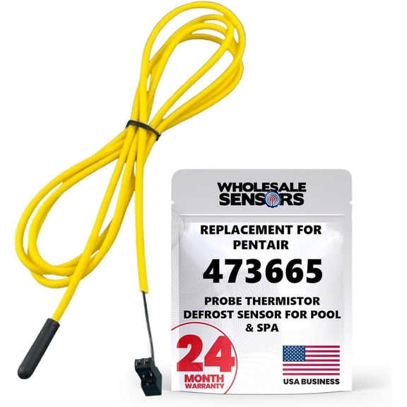 Wholesale Sensors Replacement for Pentair 473665 Probe Thermistor Defrost Sensor for Pool & Spa Heat Pump 12 Month Warranty