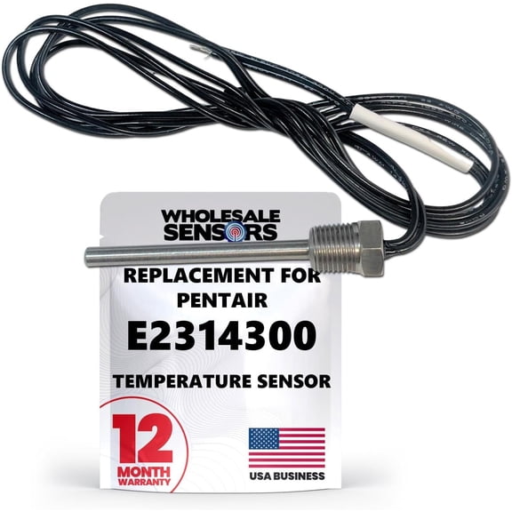 Wholesale Sensors Replacement for Pentair E2314300 Temperature Sensor for PowerMax PM Pool and Spa Heaters 12 Month Warranty