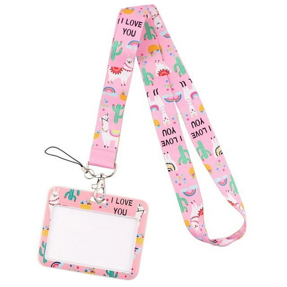 Wholesale Yoga Sakura Little daisy Lanyard for Key Cute Neck Strap Card ID Badge Holder Key Chain Key Holder Accessories