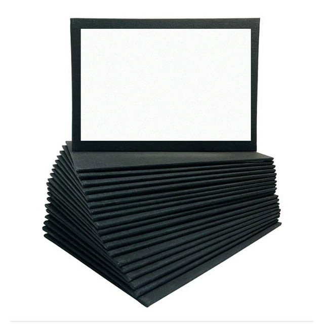 8x10 Black Canvas Panels Professional Artist