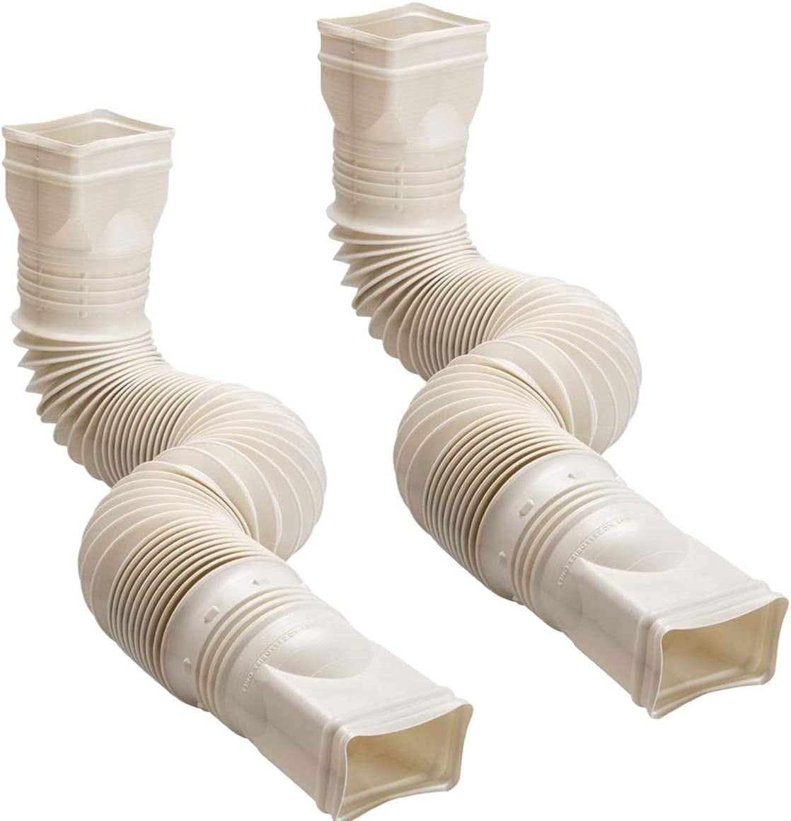 WholesalePlumbing Supply 2Pack Stone Flexible Downspout Extension