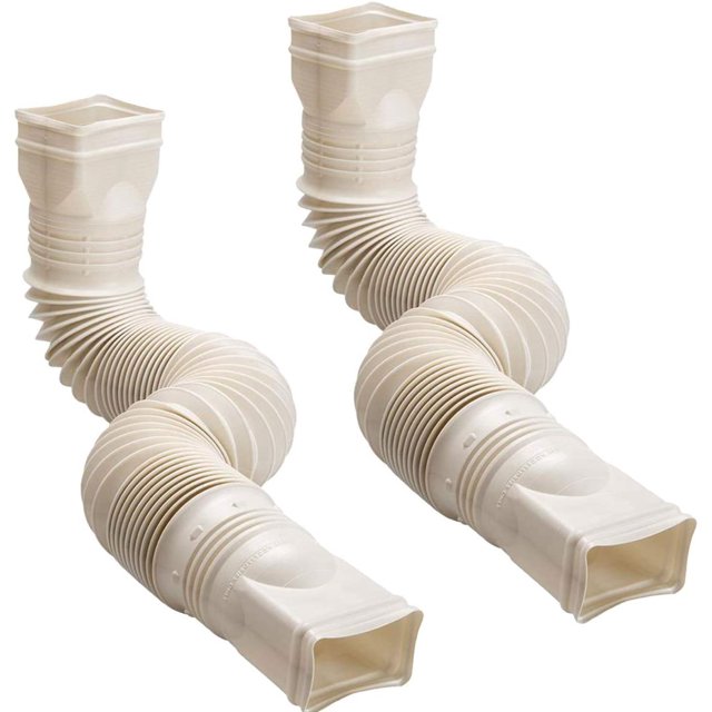 WholesalePlumbing Supply 2Pack Stone Flexible Downspout Extension