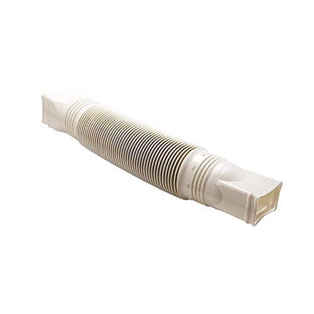 WholesalePlumbing Supply 2-Pack Stone Flexible Downspout Extension Gutter Connector Rainwater Drainage,Limestone,FD-85014-2PK