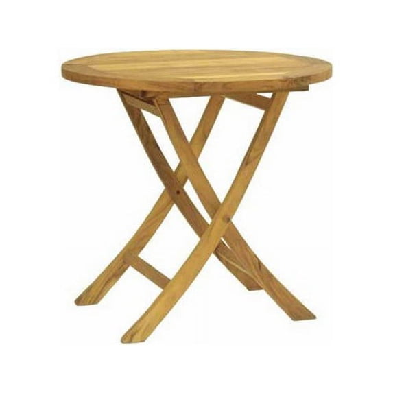 WholesaleTeak Outdoor Patio Grade-A Teak Wood 19" Round Side Table / End Stool #WMAXRT