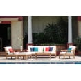 thumbnail image 1 of WholesaleTeak Outdoor Patio Grade-A Teak Wood 6 Piece Teak Sofa Set - Sofa, 2 Lounge Chairs, Ottoman, Rectangle Coffee Table And Side Table -Furniture only --Sack Collection #WMSSSK5, 1 of 8