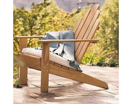 Grade-A Teak Wood Outdoor Adirondack Chair with Arms