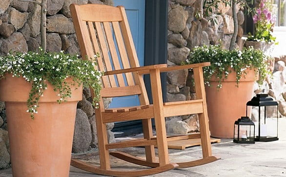WholesaleTeak Outdoor Patio Grade-A Teak Wood Devon Rocker / Rocking ...