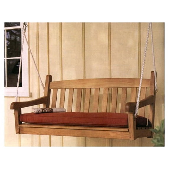 WholesaleTeak Outdoor Patio Grade-A Teak Wood Porch Garden Devon Feet Swing Chair #WMSWDV