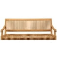 thumbnail image 1 of WholesaleTeak Outdoor Patio Grade-A Teak Wood Porch Garden Giva 6 feet Swing Chair only  (Swing & Sunbrella Cushions sold Separately) #WMSWGV6, 1 of 3