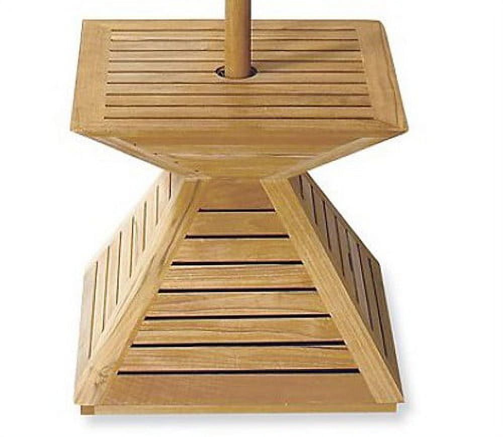 【送料無料】Triangle Wood - Umbrella Stand WholesaleTeak-Outdoor-Patio-