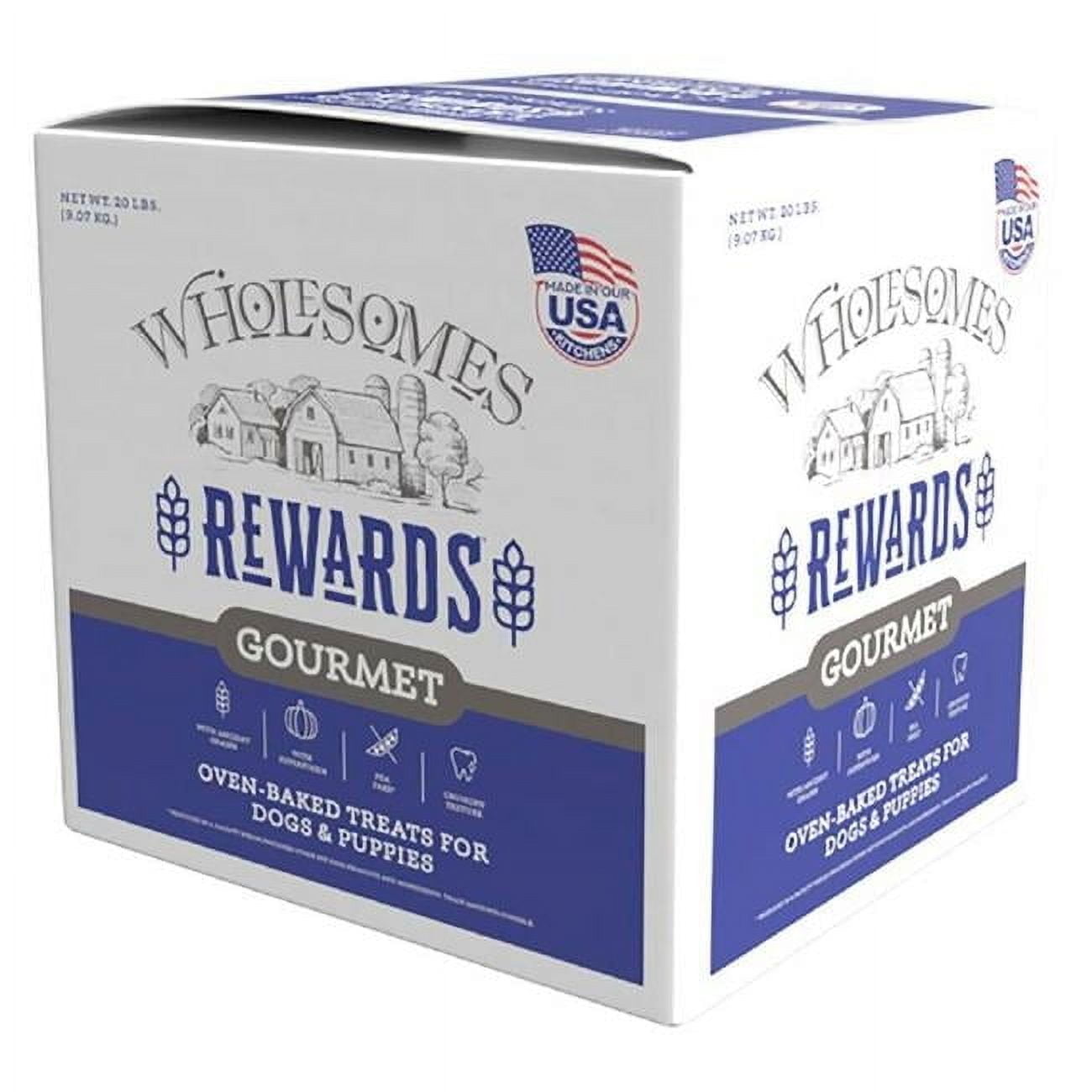 Wholesomes Gourmet Rewards Peanutty Bites 20 lb