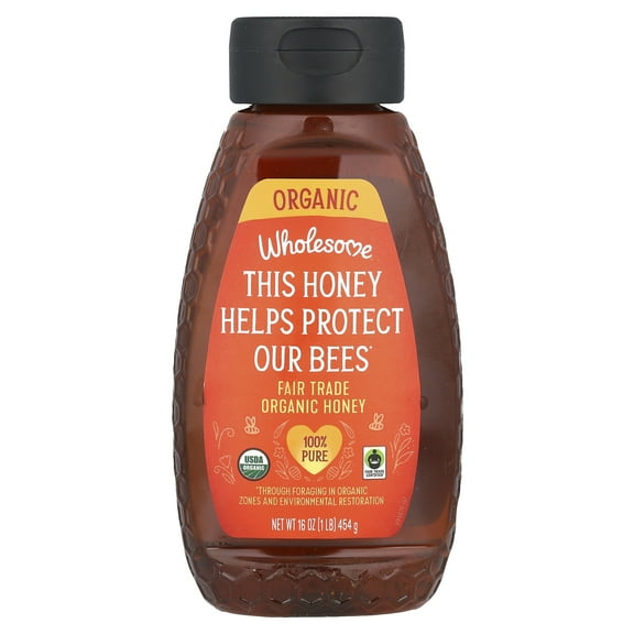 Wholesome! Honey, Organic, 16 Oz