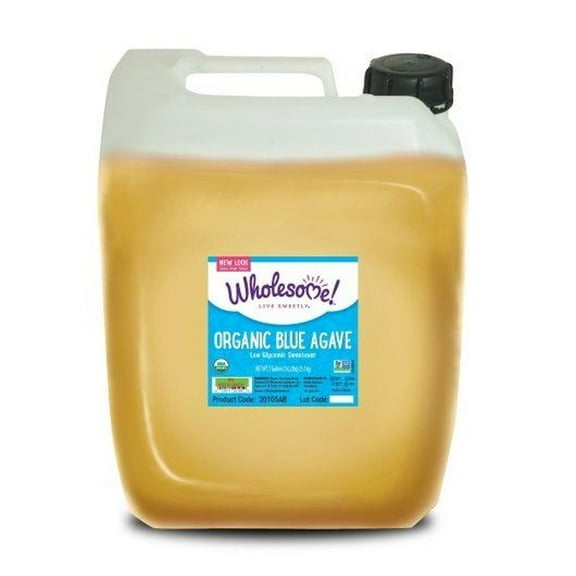 Wholesome Organic Blue Agave Sweetener, 5 Gallon -- 1 Each.