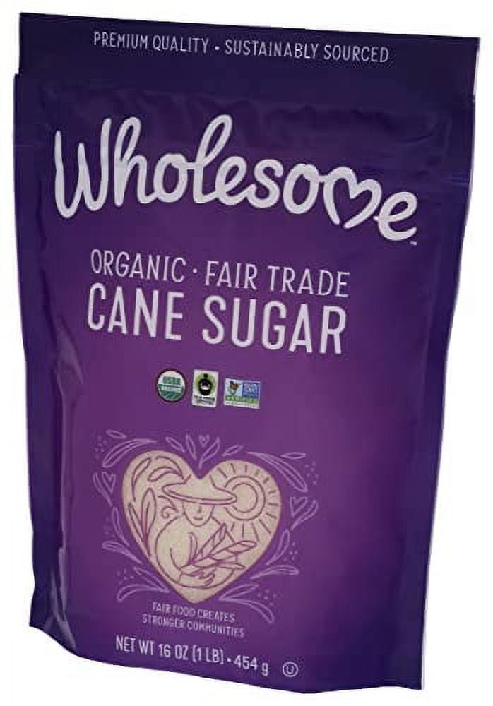 Wholesome Organic Cane Sugar, USDA Certified Organic, Fair Trade