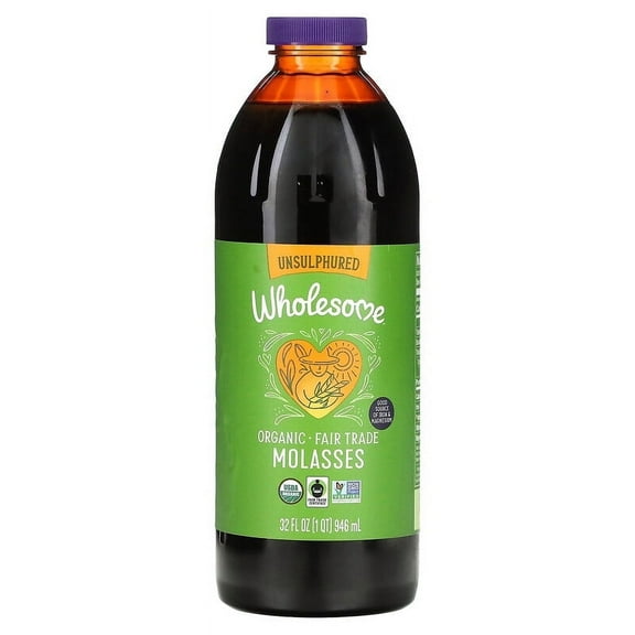Wholesome Organic Fair Trade Molasses 32 fl oz Pack of 2