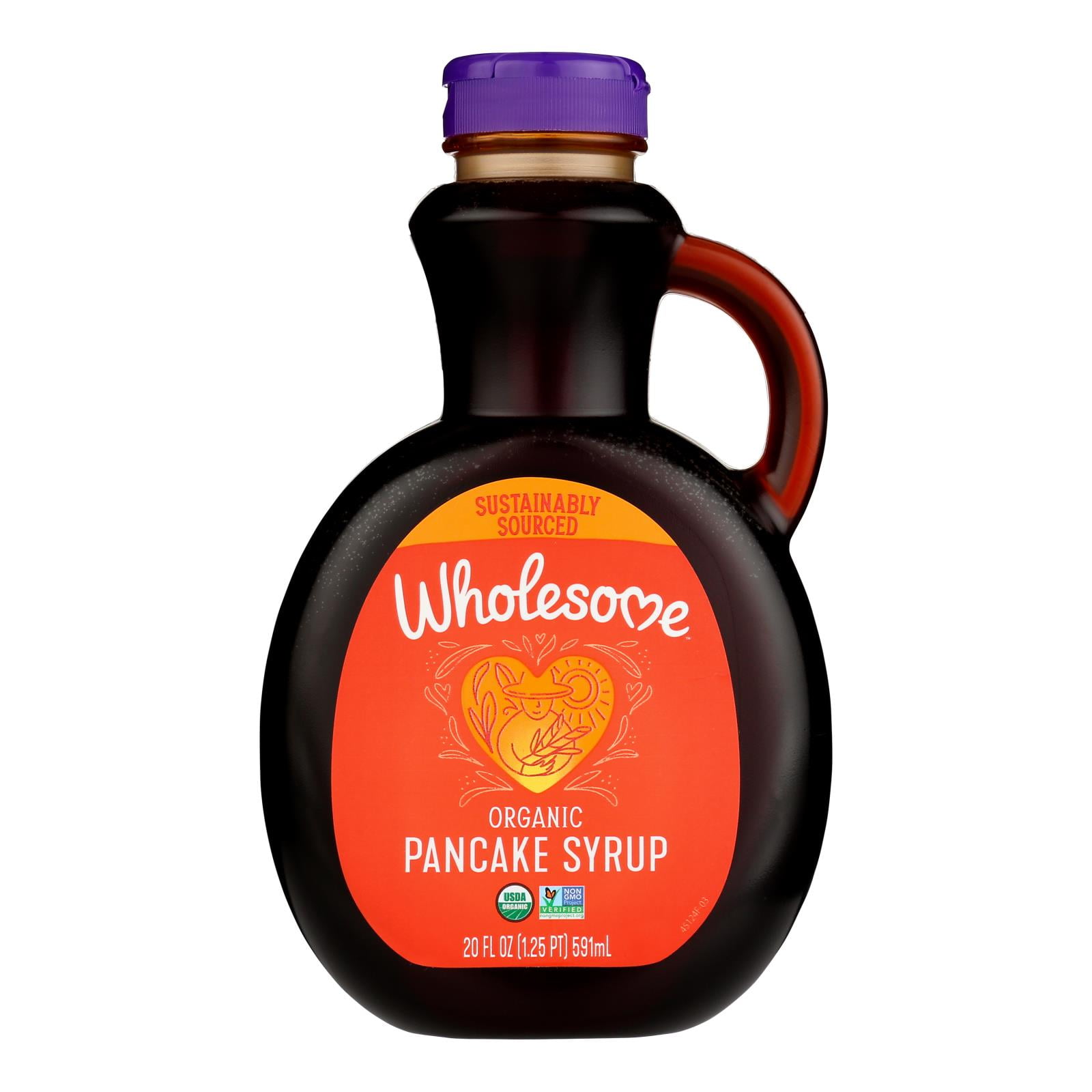 Wholesome Organic Pancake Syrup, 20 Oz