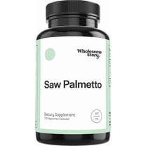 Wholesome Story Saw Palmetto Supplement for Hormonal Balance, Urinary Health, & Hair Growth, 100 Ct