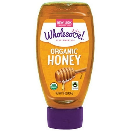 Wholesome Sweeteners Amber Honey, 16 oz (Pack of 6)