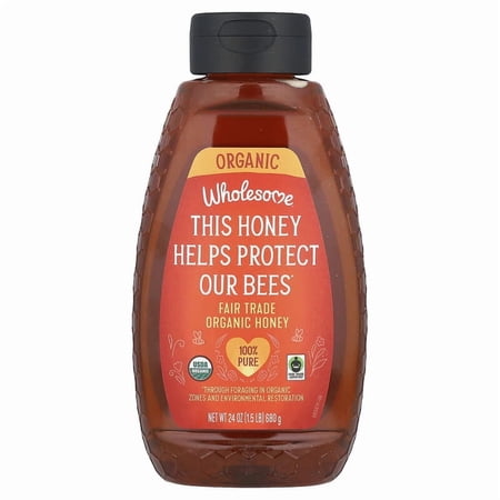 Wholesome Sweeteners, Inc., Organic Honey, 24 oz Pack of 2