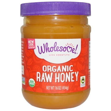 Wholesome Sweeteners, Inc., Organic Raw Honey, 16 oz(pack of 6)