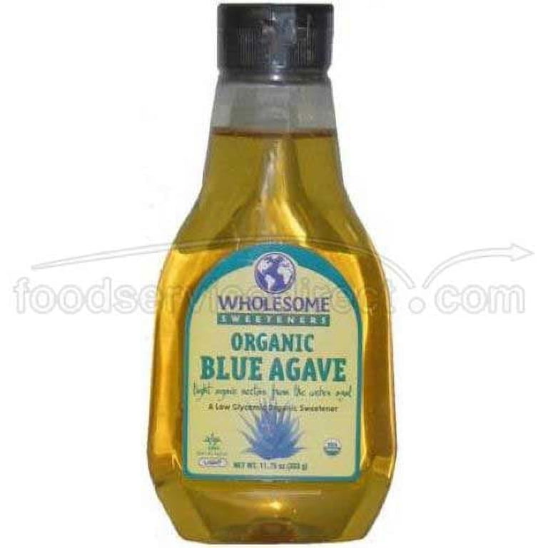 Wholesome Sweeteners Organic Blue Agave Nectar Syrup, Natural Low Glycemic  Sweetener, Non GMO, Fair Trade & Gluten Free, 23.5 Oz, Pack of 6