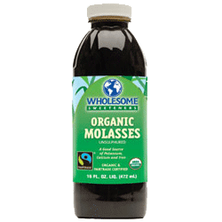 Wholesome Sweeteners Organic Molasses, 32 Oz