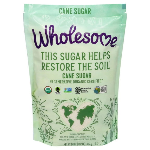 Wholesome Organic Cane Sugar 26 oz